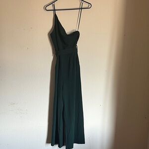 Elegant Green Women's pant suit